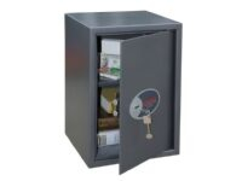 Safe Co. SS0804K, Grafitt, Metallisk, Flat nøkkel, 51 l, Stål, Gulv, 350 mm