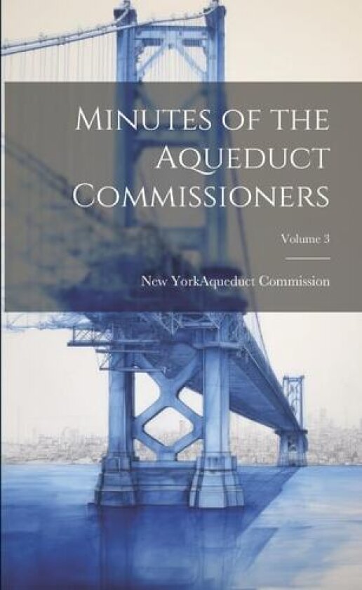 Minutes of the Aqueduct Commissioners; Volume 3 av New York Aqueduct Commission (Paperback)