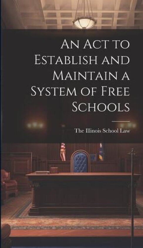An Act to Establish and Maintain a System of Free Schools av The Illinois School Law (Hardcover)