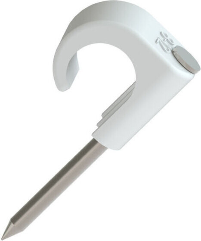 klips 8-12mm hvit SF 30mm stift 100 stk - 1318006