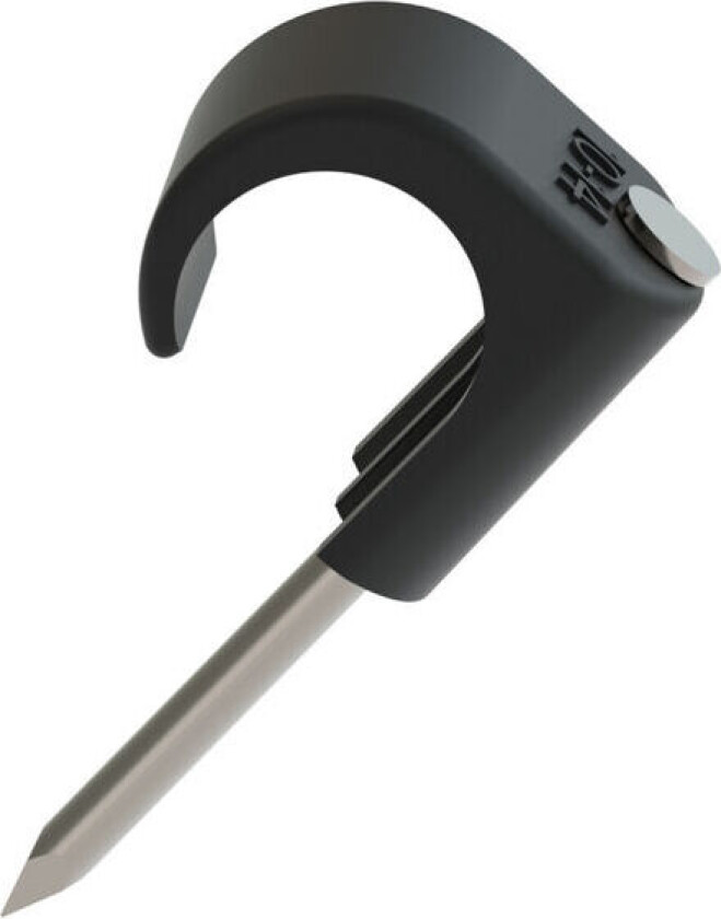 klips 10-14mm sort SF 30mm stift 100 stk - 1318005