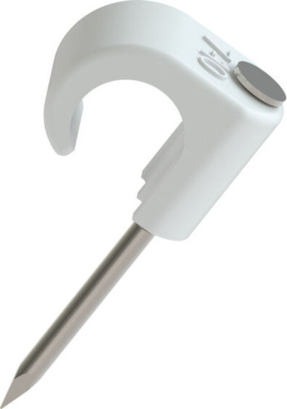 klips 7-10mm hvit SF 25mm stift 100 stk - 1318008