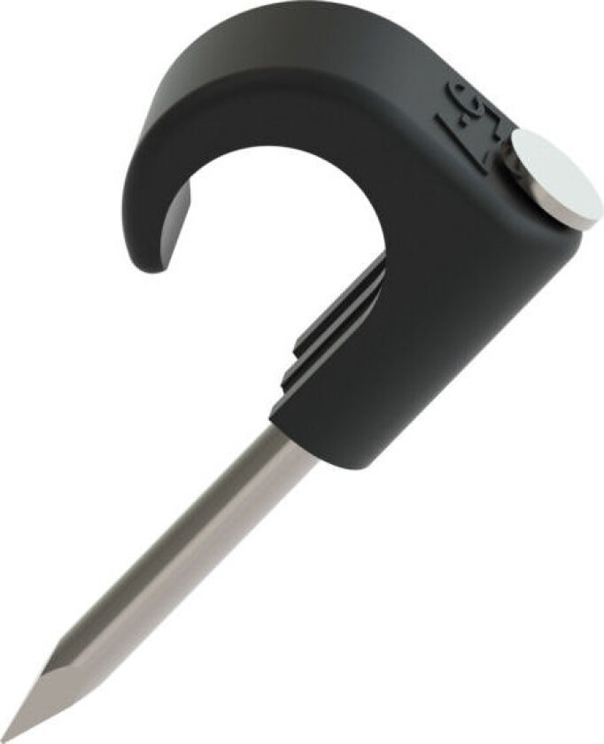 klips 5-7mm sort SF 20mm stift 100 stk - 1318015