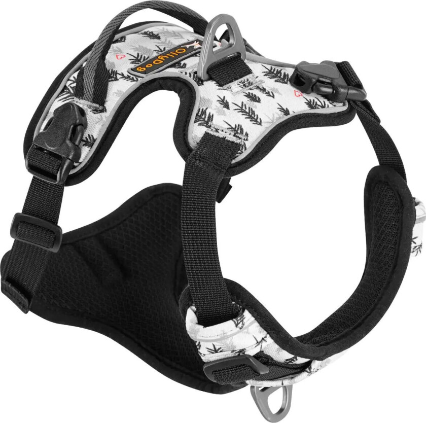 Alpine Reflective Harness Tree Hugger, hundesele Black Tree Hugger