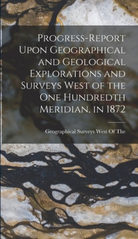 Progress-Report Upon Geographical and Geological Explorations and Surveys West of the One Hundredth Meridian, in 1872 av Geographical Surveys West of the 100t (Hardcover)