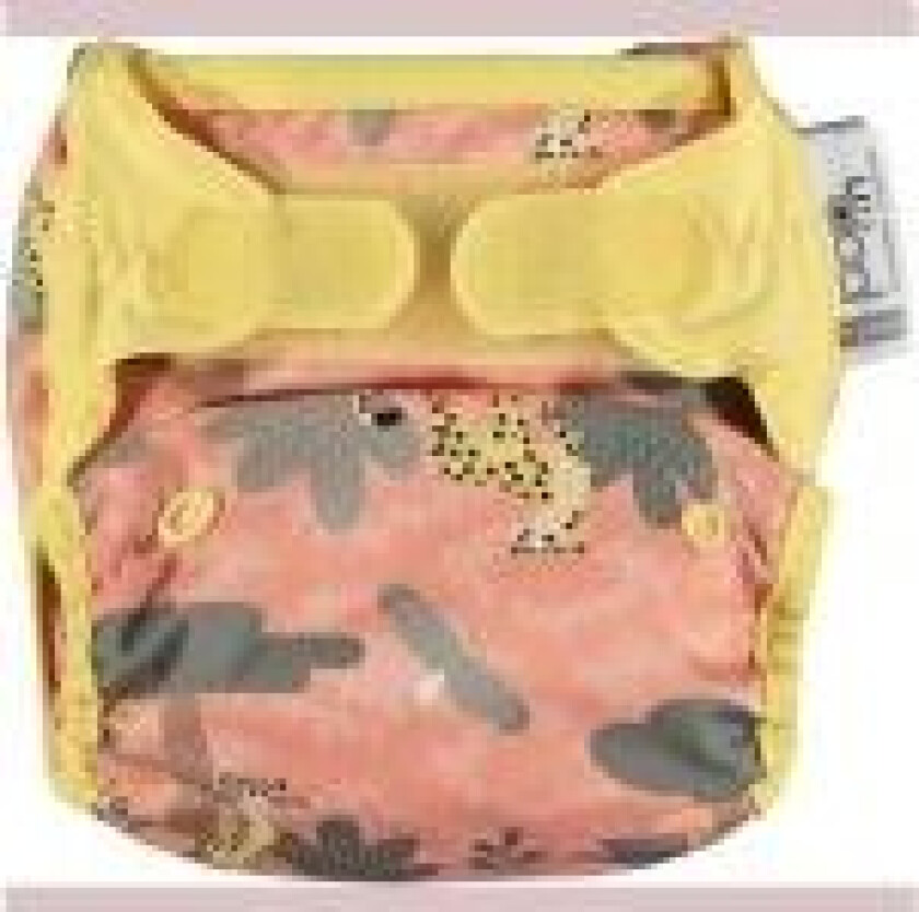 Lukk Caboo bleier Trekk, gjenbruksbleie V2 Cheetah med babusinnlegg 3-16 kg, 1 stk.