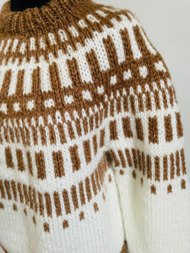 Daisy Sweater af Rito Krea - Genser Strikkeoppskrift str. S-XL - Large