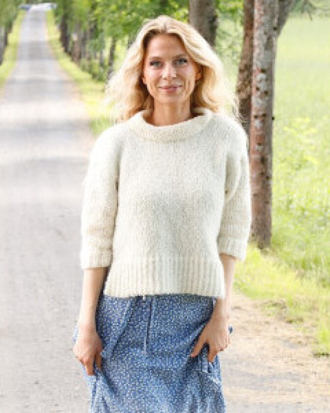 Soft Journey by DROPS Design - Genser Strikkeoppskrift str. S - XXXL - XXX-Large