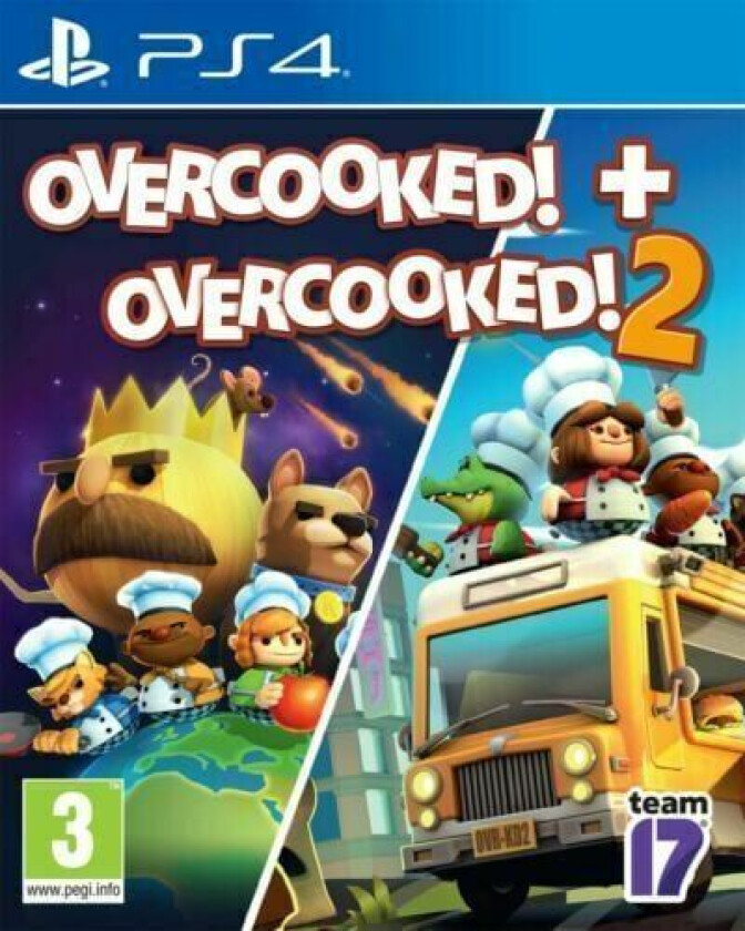 Overcooked! + Overcooked! 2 - Playstation 4