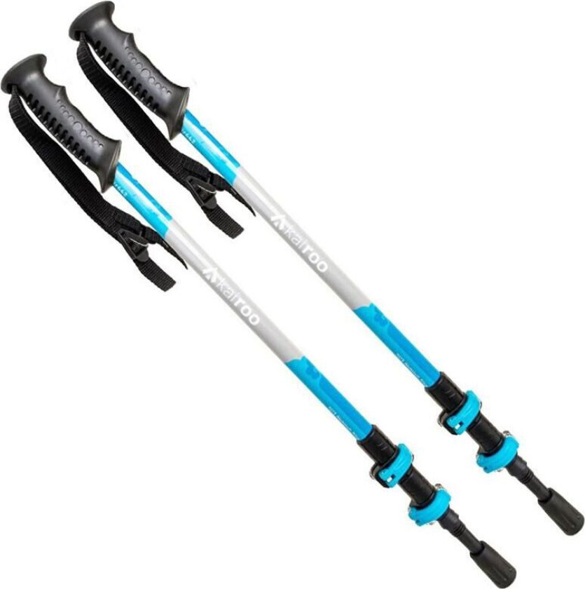 Teleskopiske turstaver gangstaver - Sort 1-Par