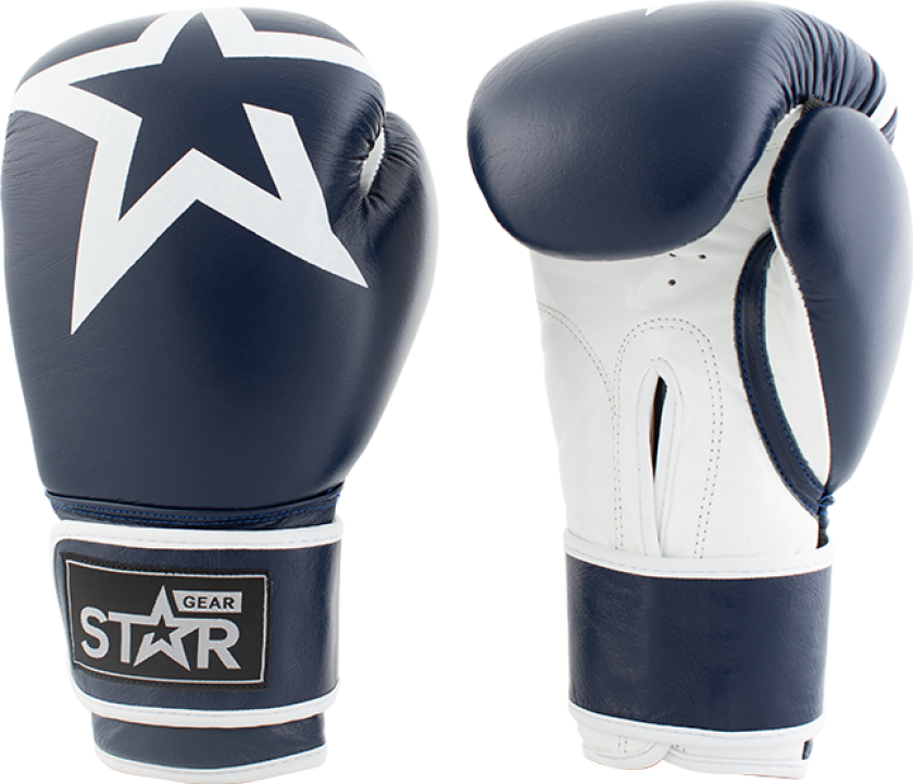Star Gear Leather Boxing Glove, Patriot Blue