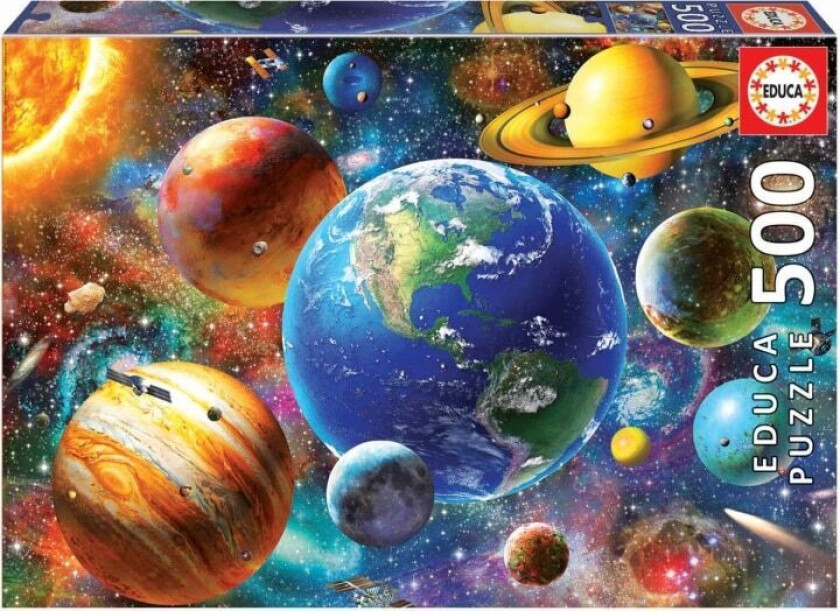 Educa Solarsystem-pussel, 500 bitar