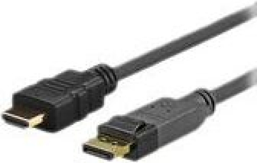 Pro - HDMI-kabel - DisplayPort hann til HDMI hann - 5 m - låst