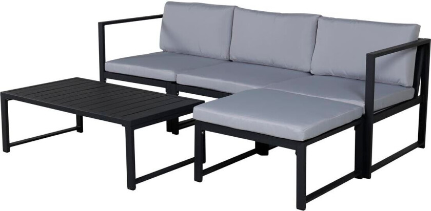 Bilde av Salvador hagesett 2 deler grå, svart.