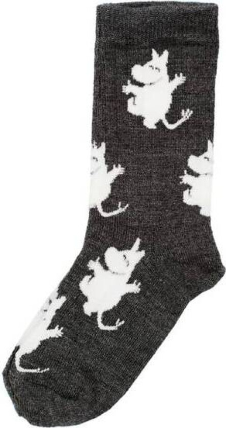 Lillelam - Ullsokker Mummi Mørkegrå Voksen