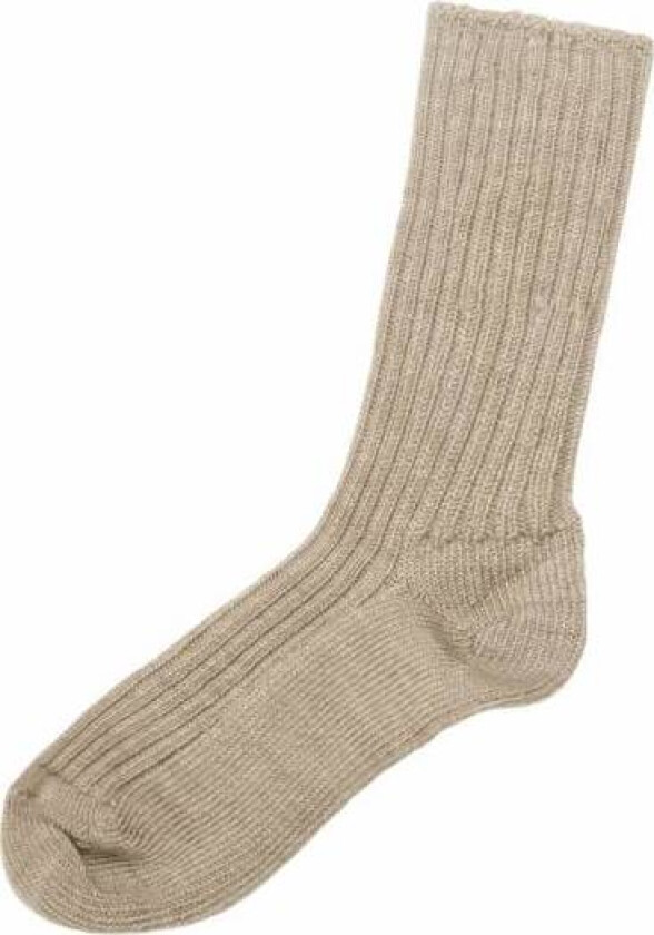 Ullsokker - beige melange