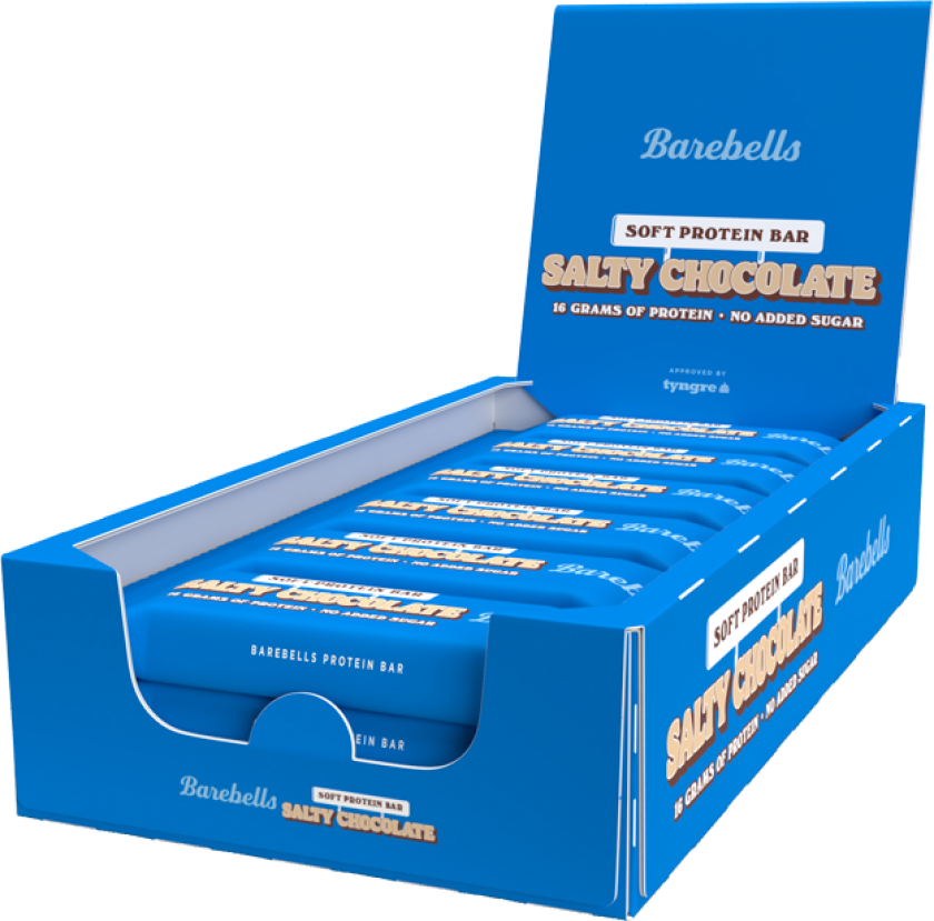 12 x Barebells Soft Bar, 55 g, Chocolate Sea Salt