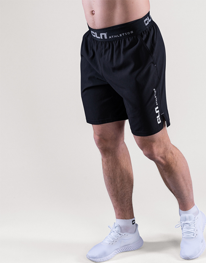 CLN Dino Stretch Shorts, Black