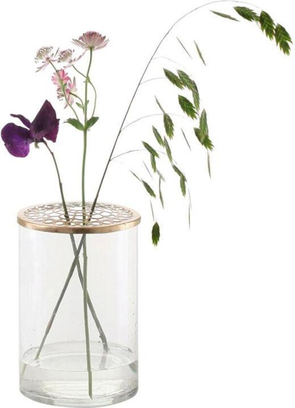 Vase 10x15,5 cm Messing.