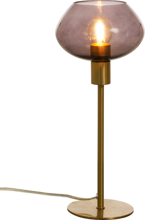 Bell Bordlampe Høy Messing Sotet