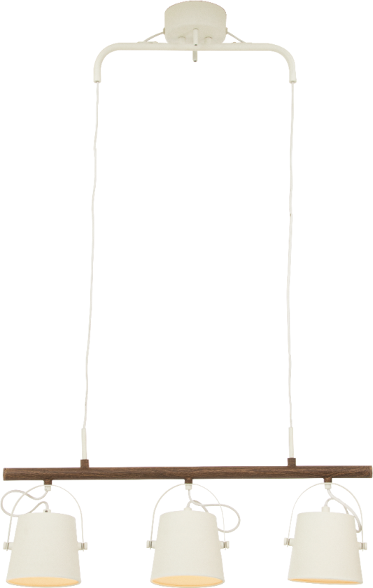 Espresso Taklampe 3 lys Hvit