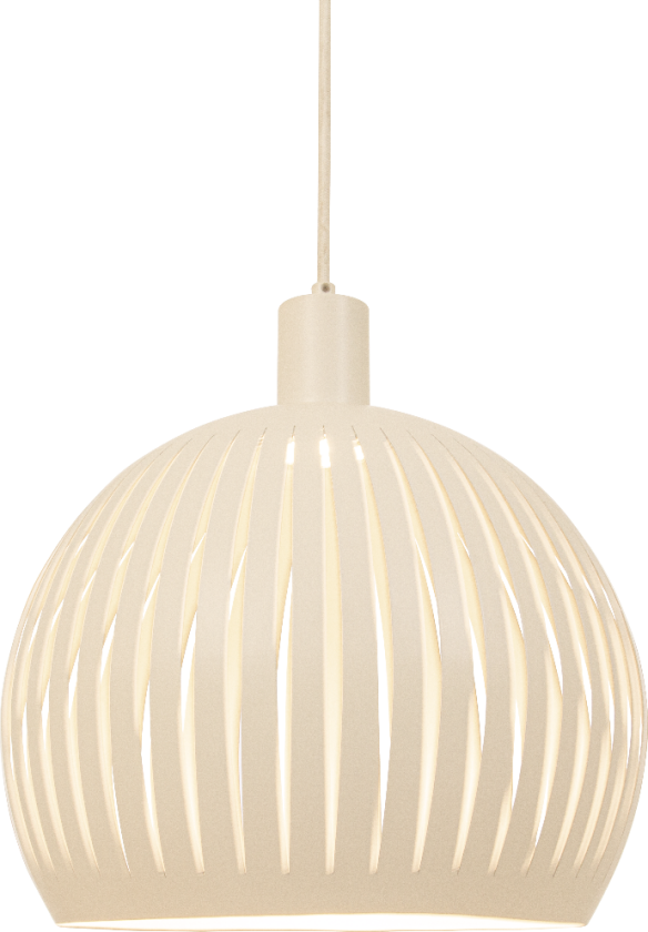 Grafika Taklampe 30 cm Hvit