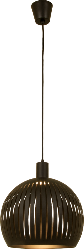Grafika Taklampe 30 cm Sort