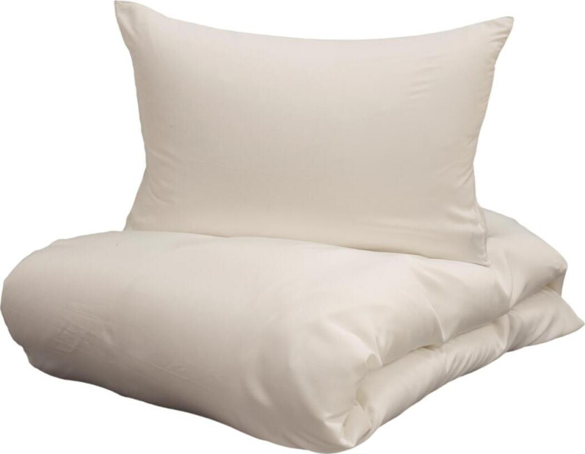 Enjoy Sengesett i Silkemyk Bambus Hvit-200 cm x 220 cm