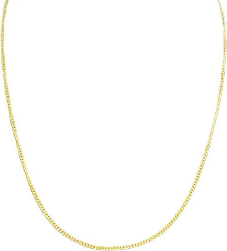 Tynn gullkjedekjede halskjede kjede kjede lenke gull 1,8 mm