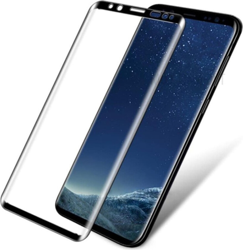 2 stk  Galaxy S8 - Skjermbeskytter Herdet Glass