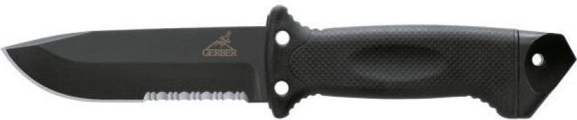 LMF II Infantry Slirekniv med slire, svart boks