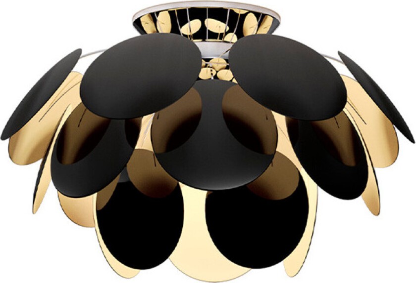 - Discoco C 68 Taklampe Black/Gold