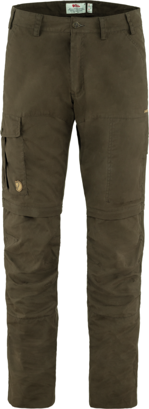 Men's Karl Pro Zip-off Trousers Dark Olive 48, Dark Olive