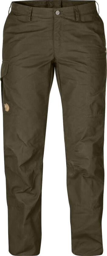 Women's Karla Pro Trousers Curved Dark Olive 34, Dark Olive