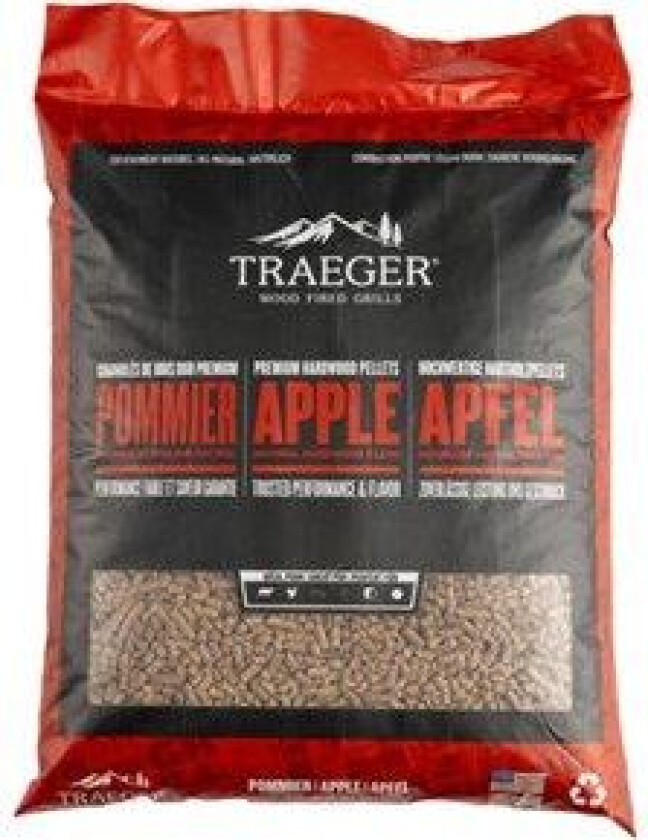 Traeger Eple trepellets, 9 kg