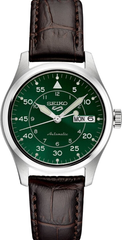 5 "Kelly Green Flieger" 36mm Automatic SRPJ89K1 - Automatisk - Sølv - Herreklokker - Skinn - Mineral