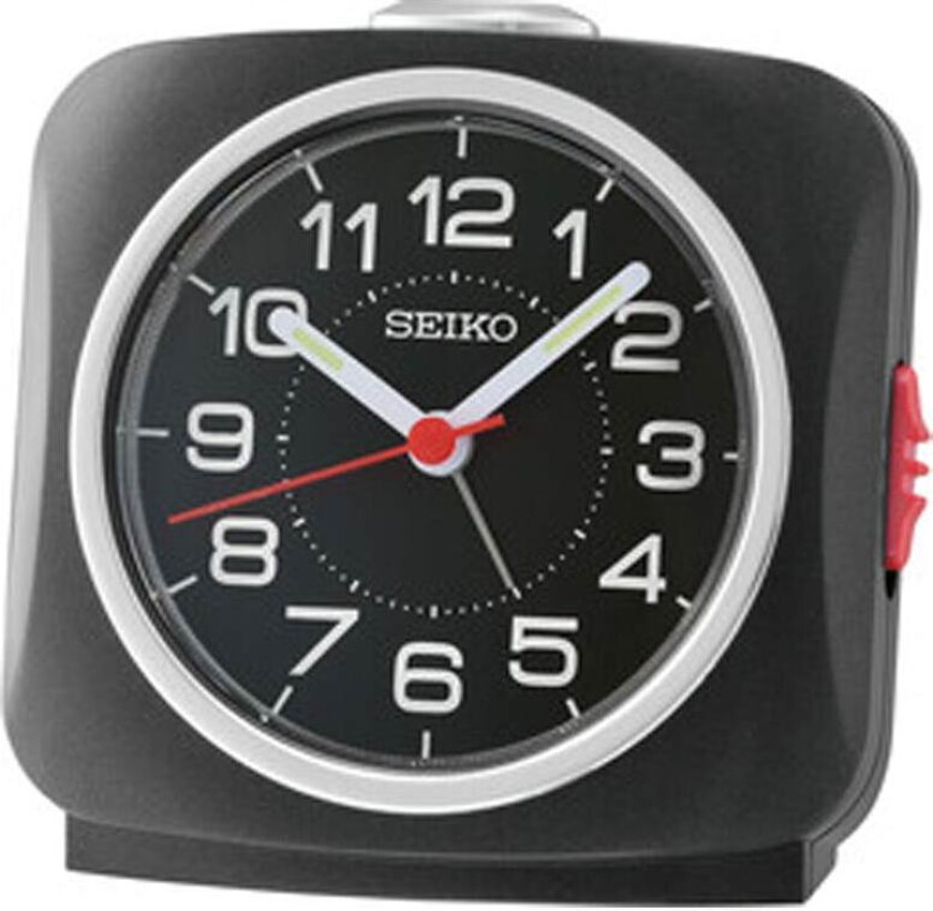 Alarm Clock QHE194K - Kvarts - Sort - - - Akryl