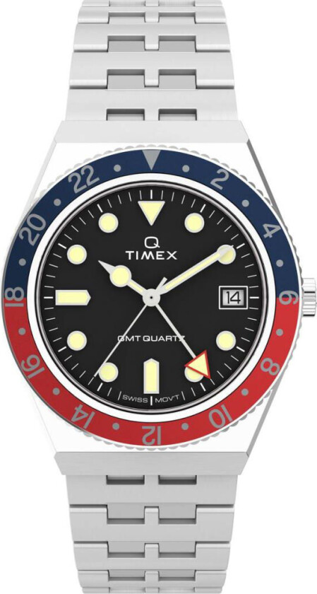 Q Diver GMT 38mm Navy/Red