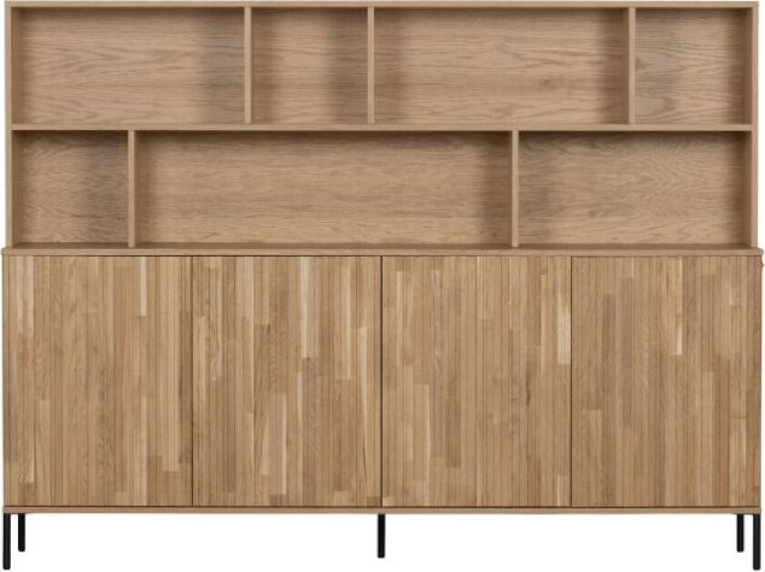 Bilde av Gravure New Skjenk m/hyller 200 cm flervalg-Natur Eik