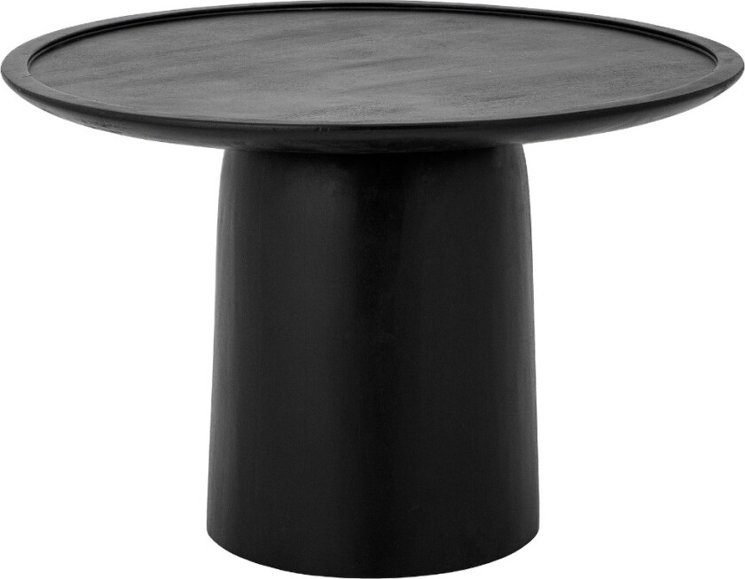 Sevilla Sofabord Mangotre Sort Ø76 cm.