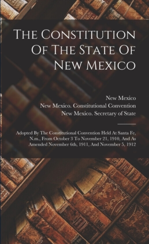 The Constitution Of The State Of New Mexico av New Mexico (Paperback)
