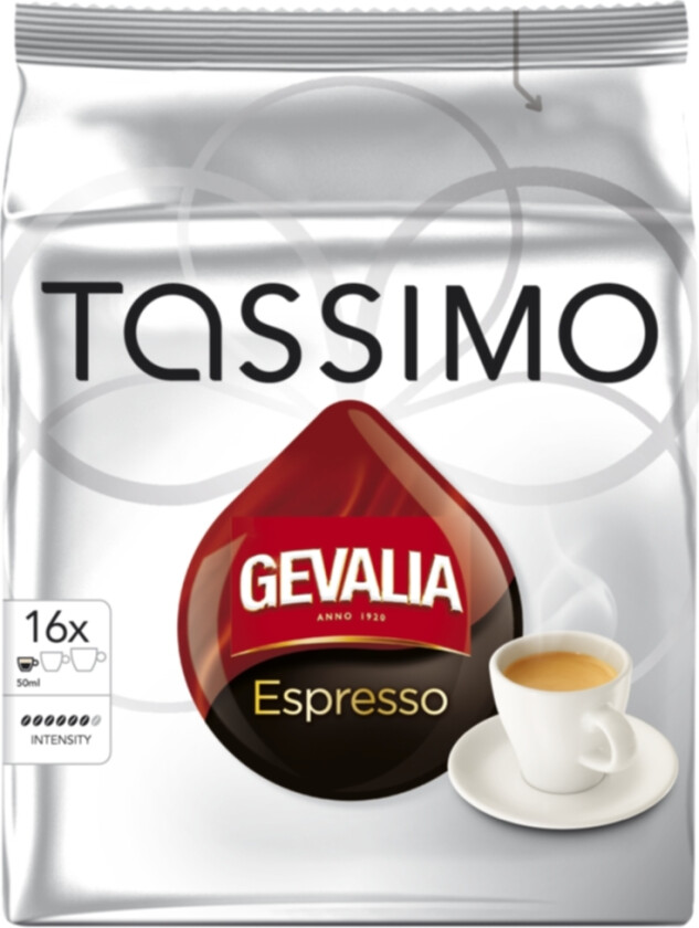 Gevalia  Espresso kaffekapsler, 16 stk.