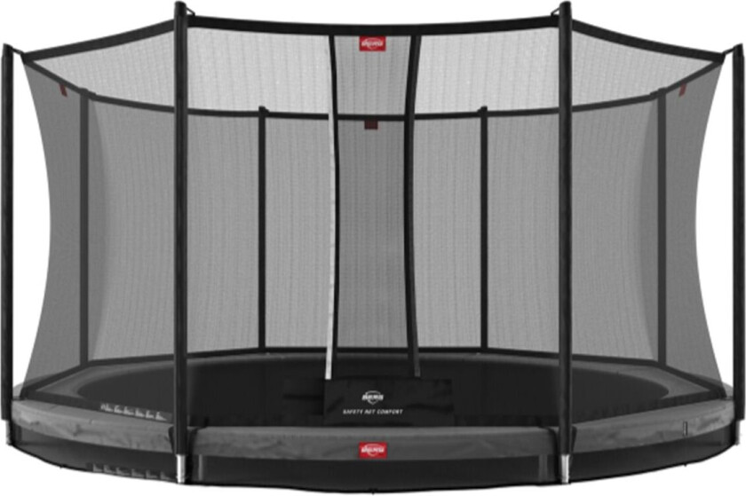 Bilde av BERG Toys Berg Trampoline Favorit Inground 430 Grå Med Sikkerhetsnett Comfort 430 cm dia Grå