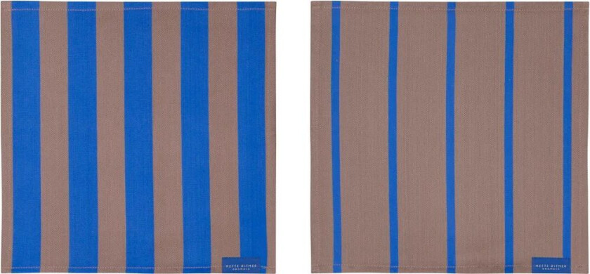 Stripes kjøkkenklut 33x33 cm 2-pack Blush