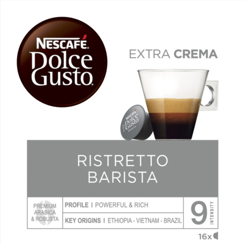 Dolce Gusto Ristretto Barista kaffekapsler, 16 stk.