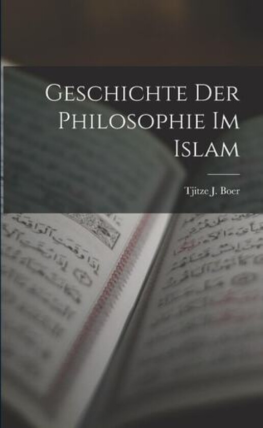 Geschichte der Philosophie im Islam av Tjitze J Boer (Paperback)