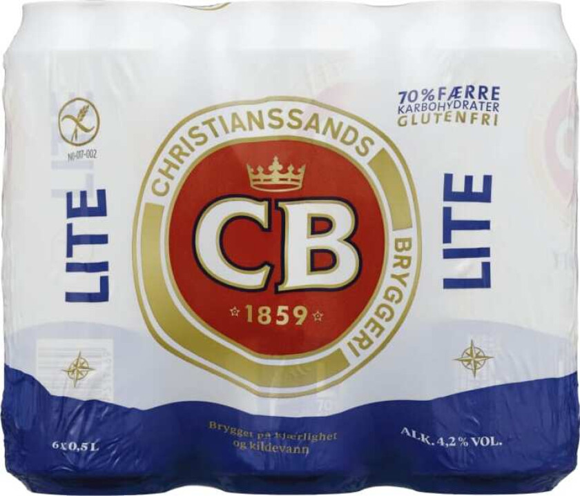 Pilsner Lite 0,5lx6 boks
