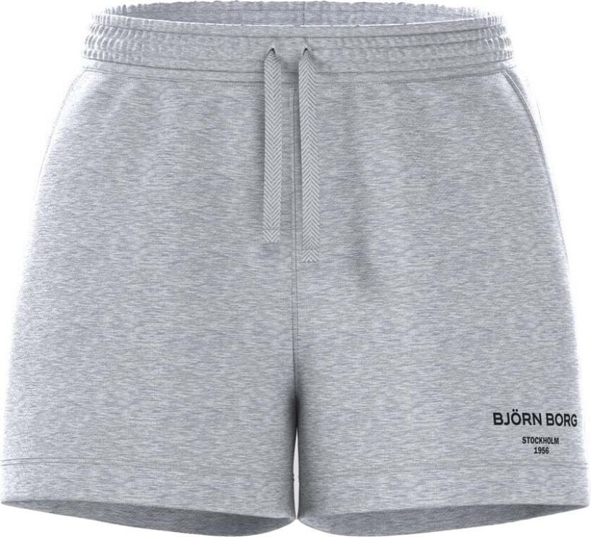Borg Essential Shorts Light Grey Melange XL, Light Grey Melange