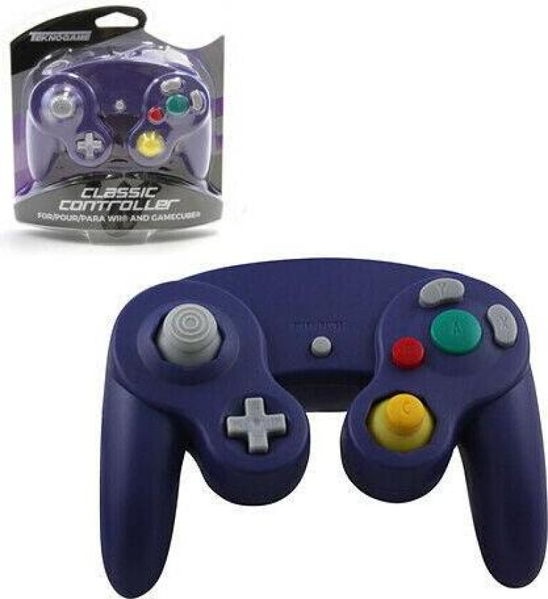 Teknogame Gamecube Controller Purple