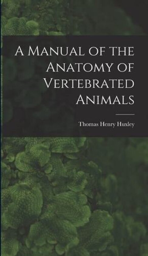 A Manual of the Anatomy of Vertebrated Animals av Huxley Thomas Henry (Hardcover)
